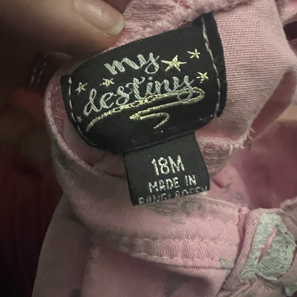 My Destiny pink overalls size 18M great condition - Picture 3 of 3